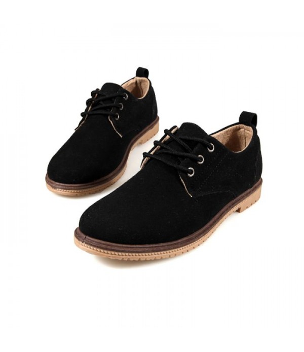 Men Comfort Shoes British Oxford Suede Leather Shoes