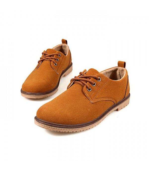 Men Comfort Shoes British Oxford Suede Leather Shoes