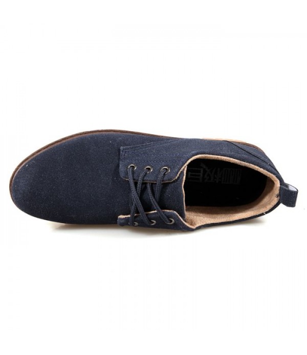 Men Comfort Shoes British Oxford Suede Leather Shoes