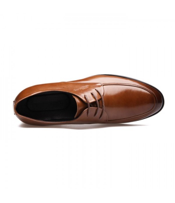 Men Genuine Leather Shoes Italian Style Casual Business Shoes