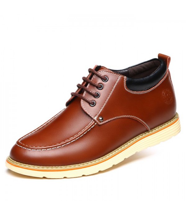 Men Boots Mid Top Genuine Leather Comfort Shoes