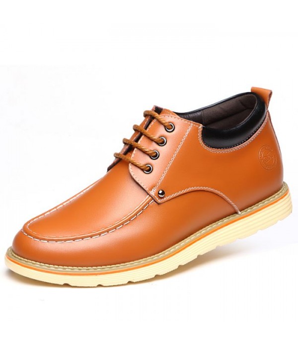 Men Boots Mid Top Genuine Leather Comfort Shoes