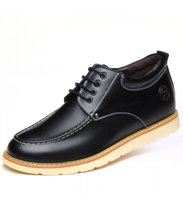 Men Boots Mid Top Genuine Leather Comfort Shoes