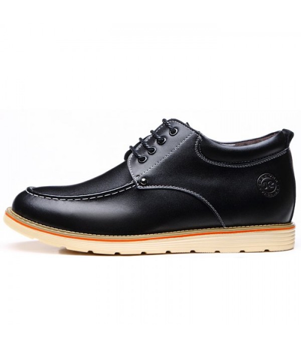 Men Boots Mid Top Genuine Leather Comfort Shoes