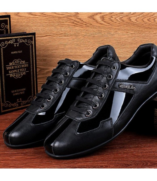 Men Comfort Shoes Genuine Leather Casual Fashion Walking Shoes