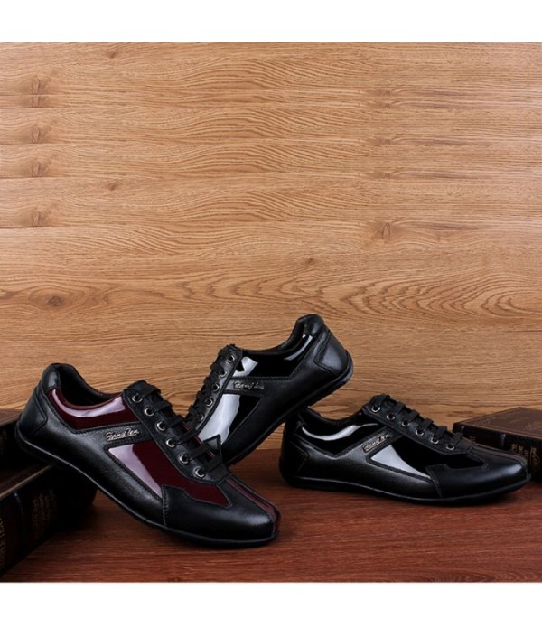 Men Comfort Shoes Genuine Leather Casual Fashion Walking Shoes