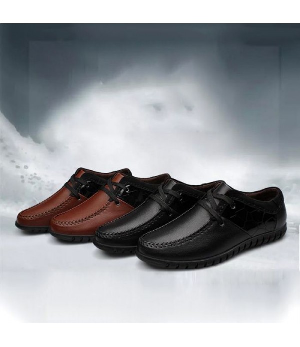 Men Comfort Shoes Leather Casual Fashion Shoes