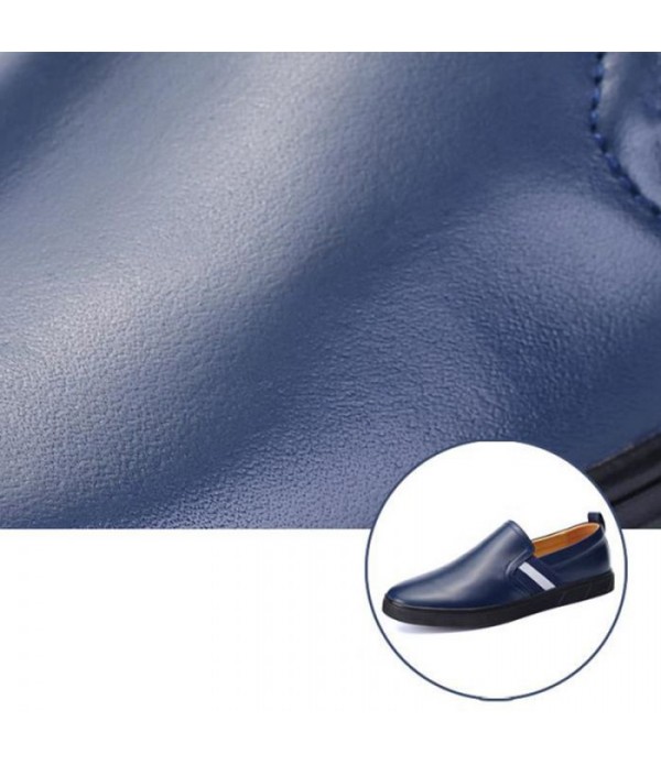 Men Loafers Casual Classic Leather Slip On Shoes