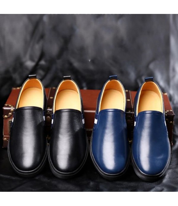 Men Loafers Casual Classic Leather Slip On Shoes