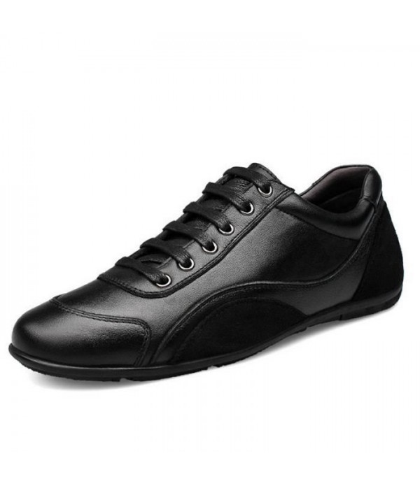 Men Comfort Shoes Classic England Leather POLO Golf Shoes