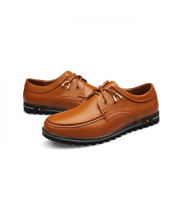 Men Sneakers Classic Gentleman Soft Leather Comfort Shoes