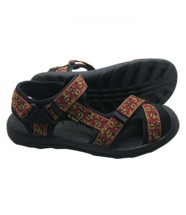 Women's Sport Sandals Comfort Velcro Strap Water Sandals, Red