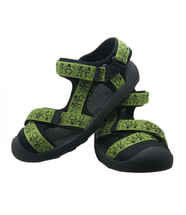 Women's Sport Sandals Comfort Velcro Strap Water Sandals, Green