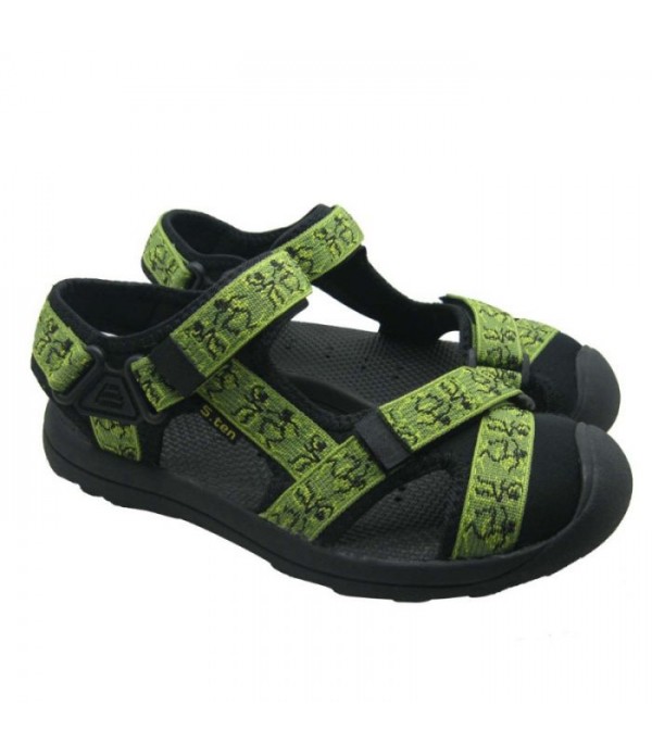 Women's Sport Sandals Comfort Velcro Strap Water Sandals, Green