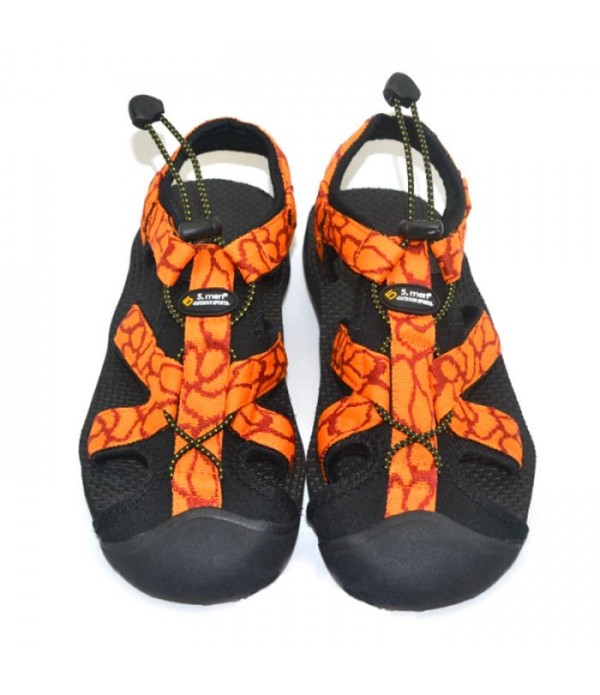 Women's Closed Toe River Fisherman Sandals, Orange