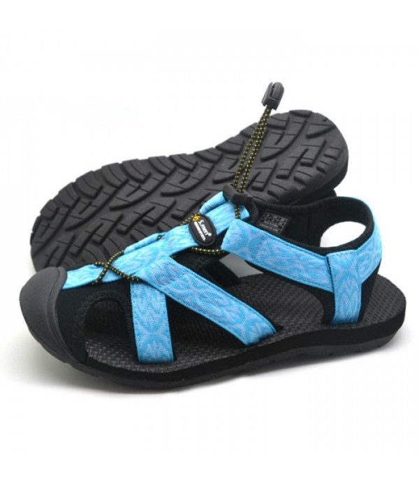 Women's Closed Toe River Fisherman Sandals, Blue