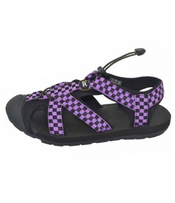 Women's Closed Toe River Fisherman Sandals, Purple