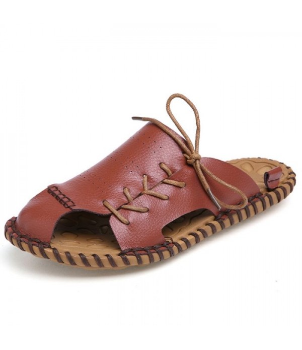 Men's Slip-On Thread Casual Beach Sandals